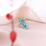 انگشتر فیروزه شجری زنانه کد 8705