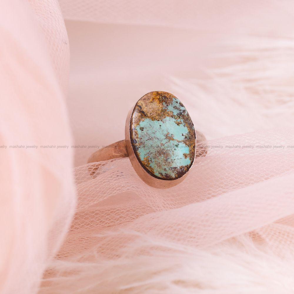 انگشتر فیروزه شجری زنانه کد 8719