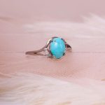 انگشتر فیروزه شجری زنانه کد 8722