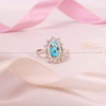 انگشتر فیروزه شجری زنانه کد 8726