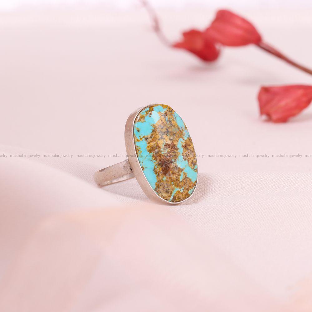 انگشتر فیروزه شجری زنانه کد 8729