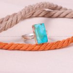 انگشتر فیروزه شجری زنانه کد 8743