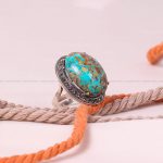 انگشتر فیروزه شجری زنانه کد 8745