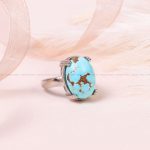 انگشتر فیروزه شجری زنانه کد 8792