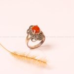 انگشتر عقیق یمن زنانه کد 8798