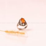 انگشتر عقیق یمن زنانه کد 8803