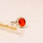 انگشتر عقیق یمن زنانه کد 8808