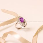 انگشتر آمیتیست زنانه کد 8815