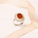 انگشتر عقیق یمن زنانه کد 8832