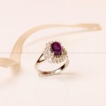 انگشتر آمیتیست زنانه کد 8845