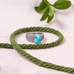 انگشتر فیروزه شجری زنانه کد 8871