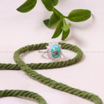 انگشتر فیروزه شجری زنانه کد 8892