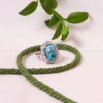 انگشتر فیروزه شجری زنانه کد 8898