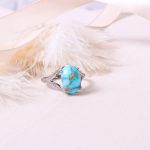 انگشتر فیروزه شجری زنانه کد 8918