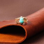 انگشتر فیروزه شجری مردانه کد 8934