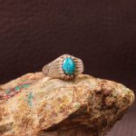 انگشتر فیروزه شجری مردانه کد 8957