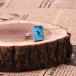 انگشتر فیروزه شجری مردانه کد 8994