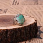 انگشتر فیروزه شجری مردانه کد 8996