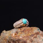 انگشتر فیروزه شجری مردانه کد 9014