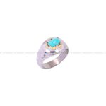 انگشتر فیروزه شجری مردانه کد 9032
