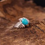 انگشتر فیروزه شجری مردانه کد9049