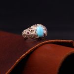 انگشتر فیروزه شجری مردانه کد 9059
