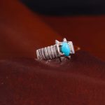 انگشتر فیروزه شجری مردانه کد 9066