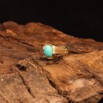 انگشتر فیروزه شجری مردانه کد 9091