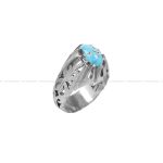 انگشتر فیروزه شجری مردانه کد 9094