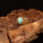 انگشتر فیروزه شجری مردانه کد 9094