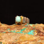 انگشتر فیروزه شجری مردانه کد 9104