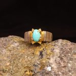 انگشتر فیروزه شجری مردانه کد 9125