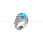 انگشتر فیروزه شجری مردانه کد 9145
