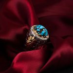 انگشتر فیروزه شجری مردانه کد 6842