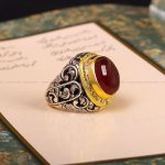 انگشتر عقیق یمن مردانه کد 6901
