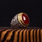 انگشتر عقیق یمن مردانه کد 6903