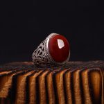 انگشتر عقیق یمن مردانه کد 6904