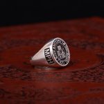 انگشتر نقره مردانه کد 6906