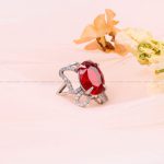 انگشتر طرح یاقوت زنانه کد 6941