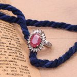 انگشتر یاقوت سرخ زنانه کد 6974