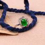 انگشتر طرح زمرد زنانه کد 6976