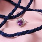 انگشتر آمیتیست زنانه کد 8462