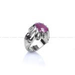 انگشتر یاقوت سرخ مردانه کد 9361