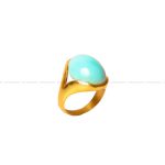 انگشتر فیروزه عجمی زنانه کد 9449