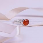 انگشتر عقیق یمن زنانه کد 10004