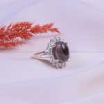 انگشتر عقیق باباقوری زنانه کد 10013