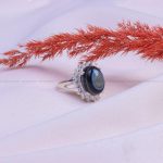 انگشتر عقیق باباقوری زنانه کد 10014