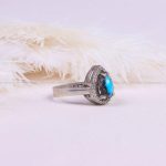 انگشتر فیروزه شجری زنانه کد 10036