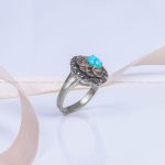 انگشتر فیروزه شجری زنانه کد 10046