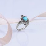 انگشتر فیروزه شجری زنانه کد 10047